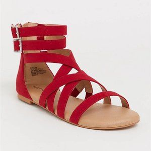 womens wide gladiator sandals